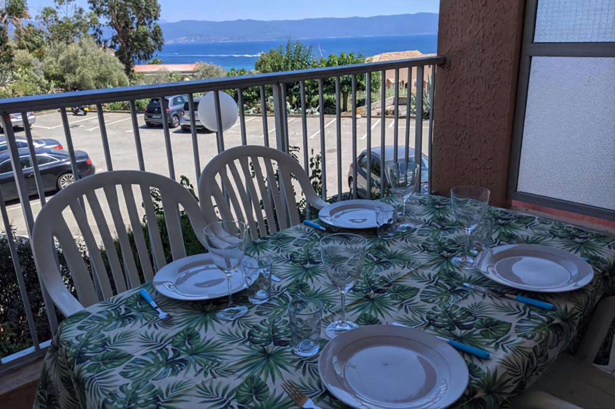 Studio 4 Pers Terrasse Vue Mer 아작시오 외부 사진